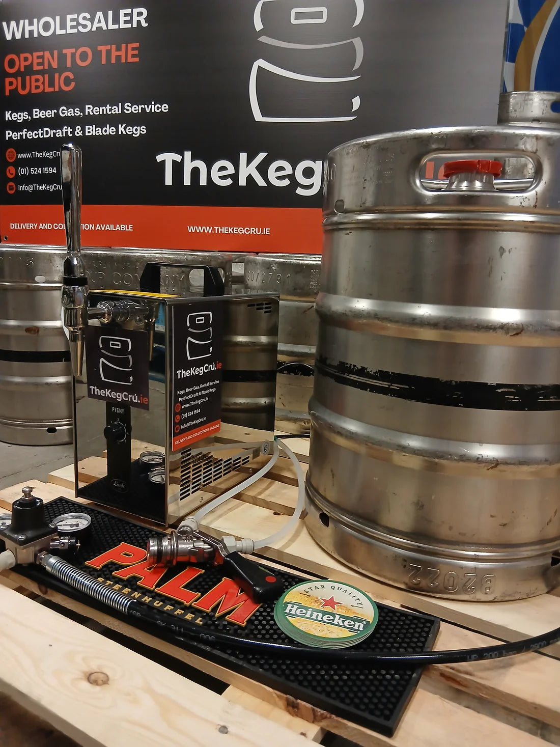 Rental – Single Tap Beer Tap With Gas – For Lager, Ale & Cider - TheKegCru.ie