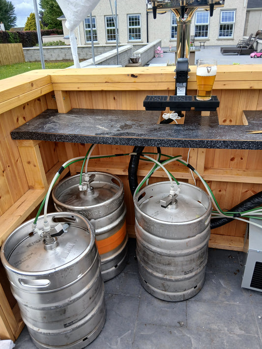 On-Site Home Bar Service (less then 1 hour - €60 Refund!) - TheKegCru.ie