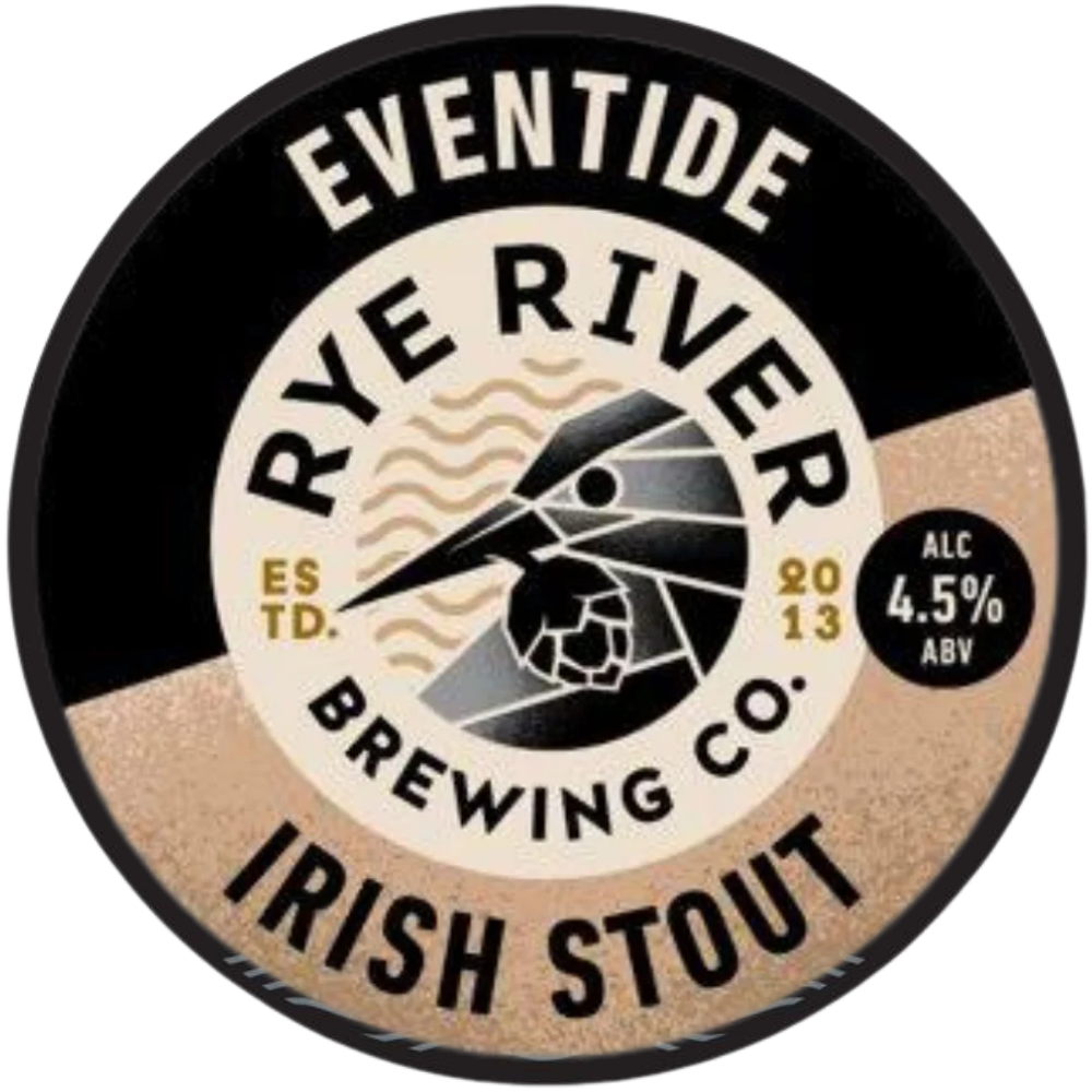 Rye River - Eventide - Stout - 4.5% ABV - 30L Keg (53 Pints) - Stainless Steel Keg - TheKegCru.ie