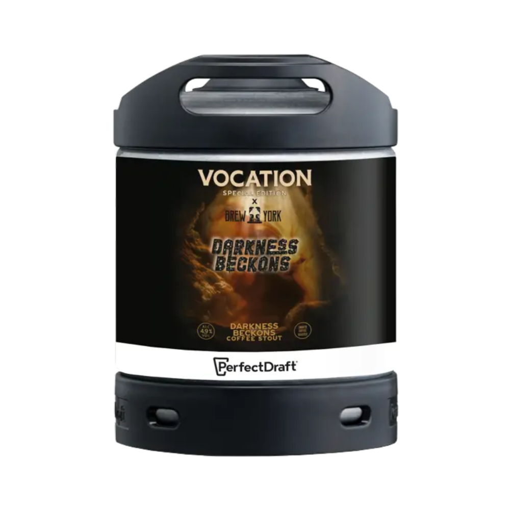 Vocation X Brew York Darkness Beckons PerfectDraft Keg - Stout – 4.9% ABV - 6L PerfectDraft Keg - TheKegCru.ie