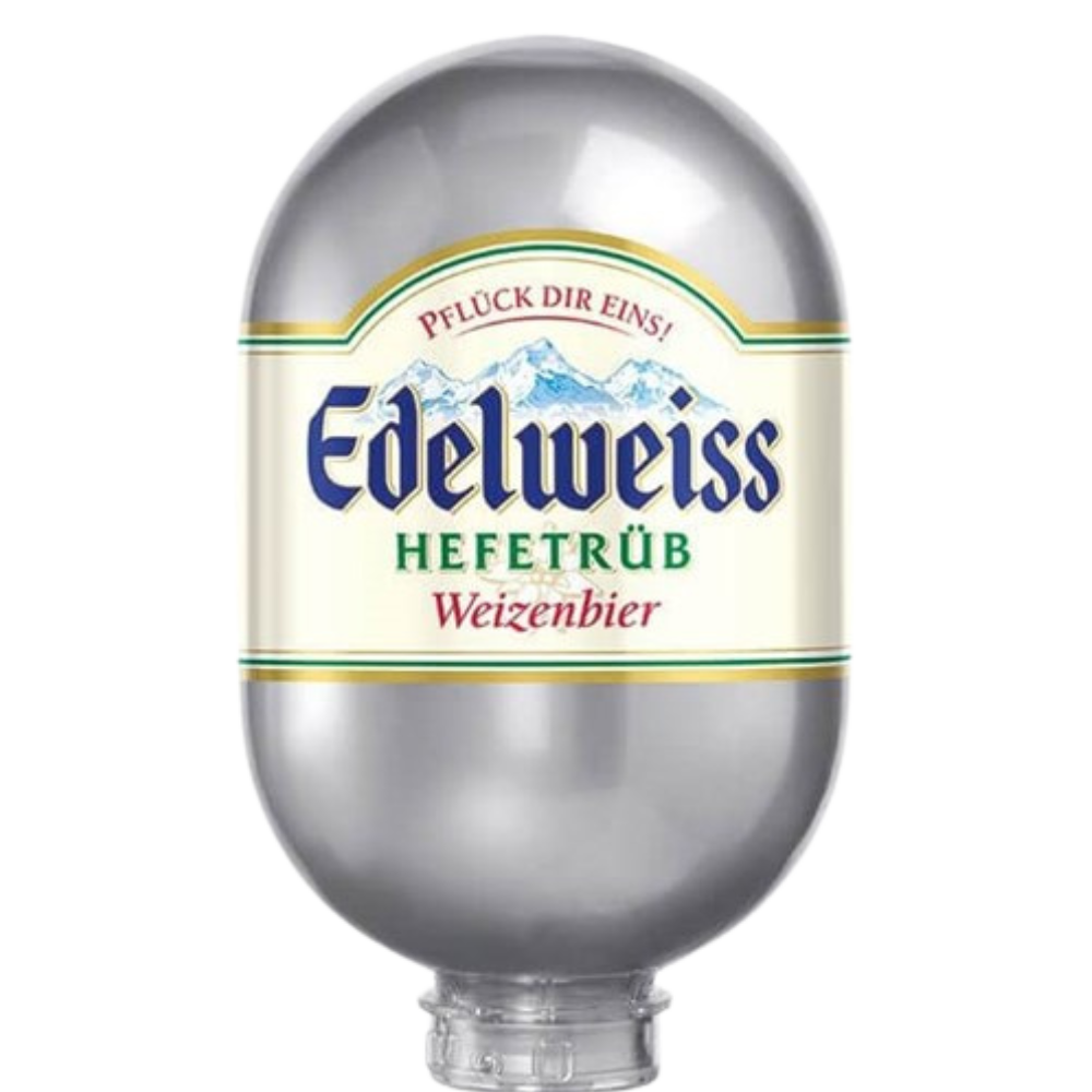 Edelweiss Hefetrüb Original Blade Keg -Hefeweizen – 5.3% ABV - 8L Blade Keg - TheKegCru.ie