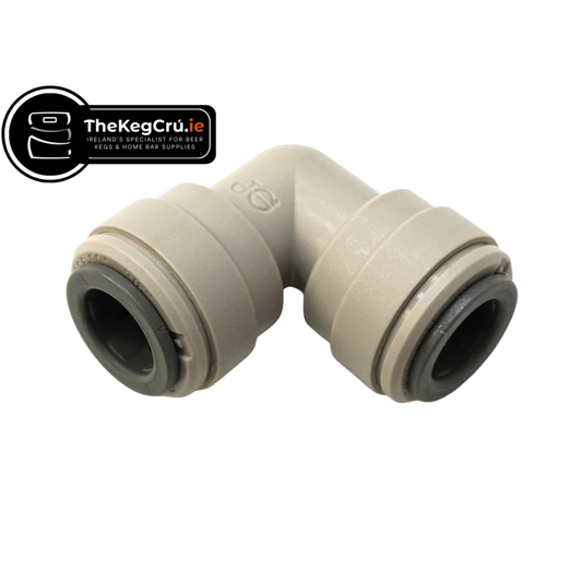 Elbow Connector - 5/16" Push Fit to 5/16" Push Fit - TheKegCru.ie