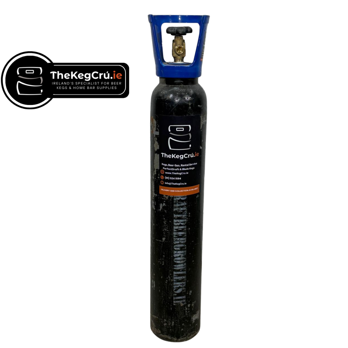 Gas - CO2 - 10L Gas Cylinder (NEW) - TheKegCru.ie