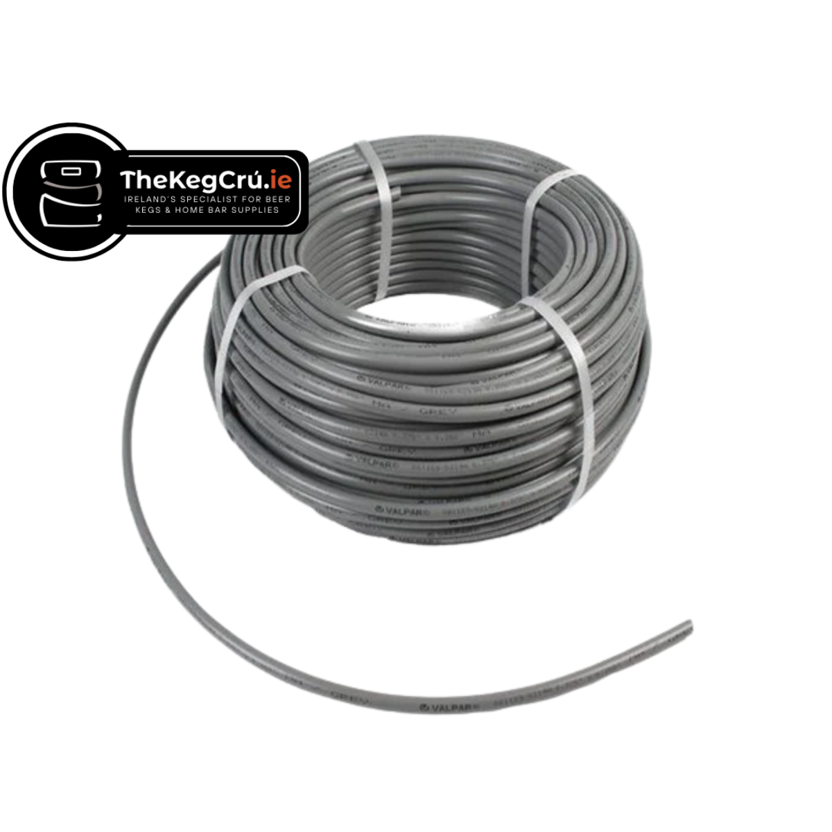 3/8th Gas Line - Sold by the Meter (Grey) - TheKegCru.ie