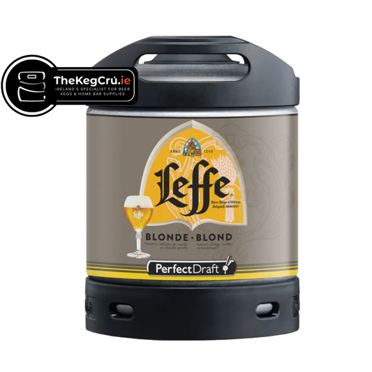Leffe Blonde PerfectDraft Keg – Blonde Ale – 6.0% ABV - 6L PerfectDraft Keg - TheKegCru.ie