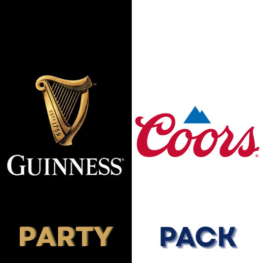 Rental - Guinness & Coors Party Pack - Kegs & Twin Taps - TheKegCru.ie