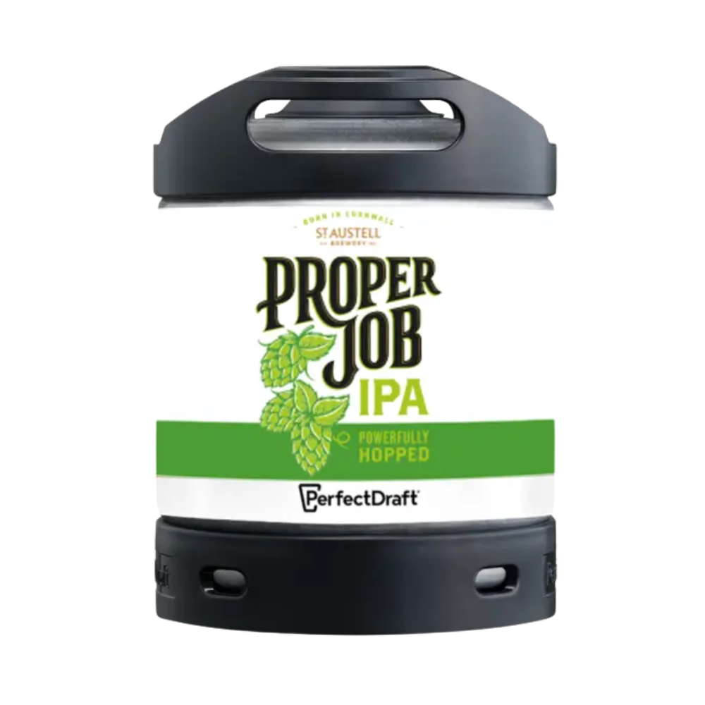 St Austell Proper Job IPA PerfectDraft Keg - IPA– 4.5% ABV - 6L PerfectDraft Keg - TheKegCru.ie