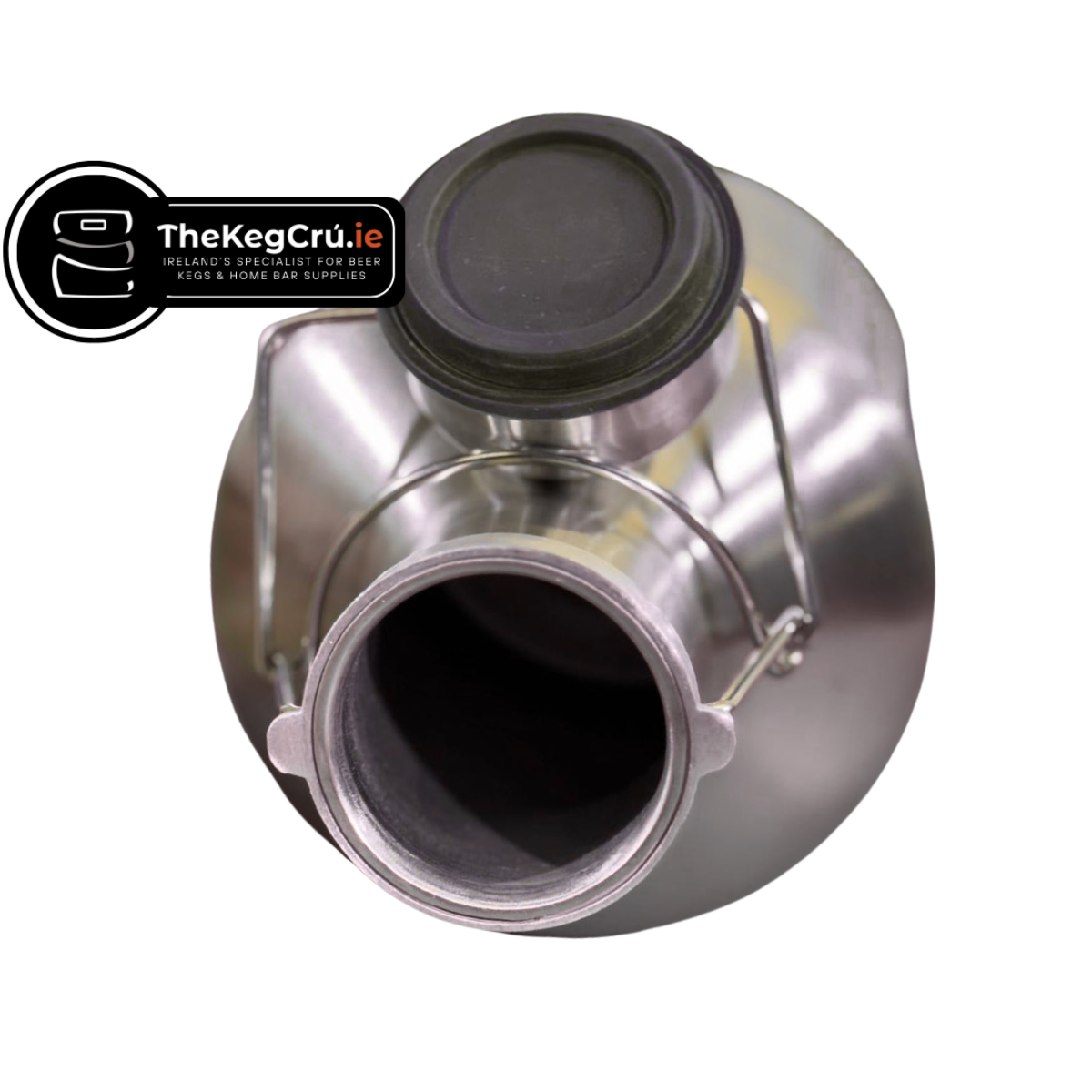 Swing Top Growler - Stainless Steel - 2L - TheKegCru.ie