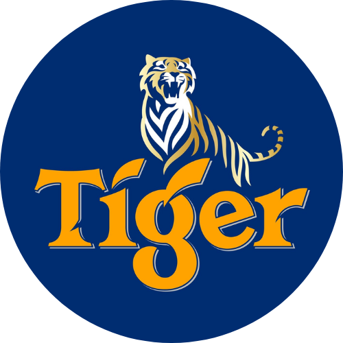 Tiger Beer - Lager - 4.8% ABV- 30L Keg (53 Pints) - Stainless Steel Keg - TheKegCru.ie