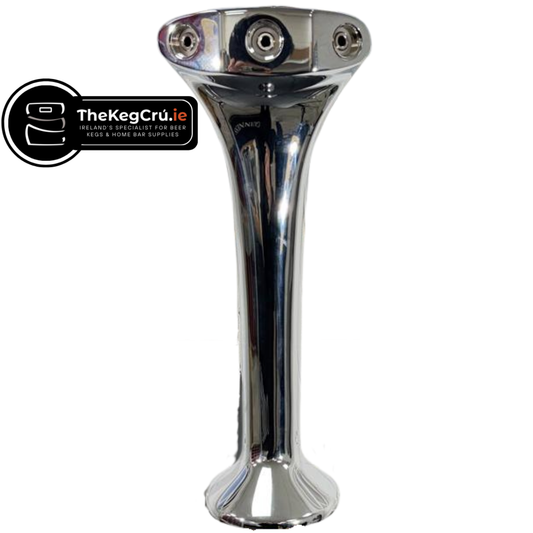 Metal Tower - 3 Tap Font - Chrome