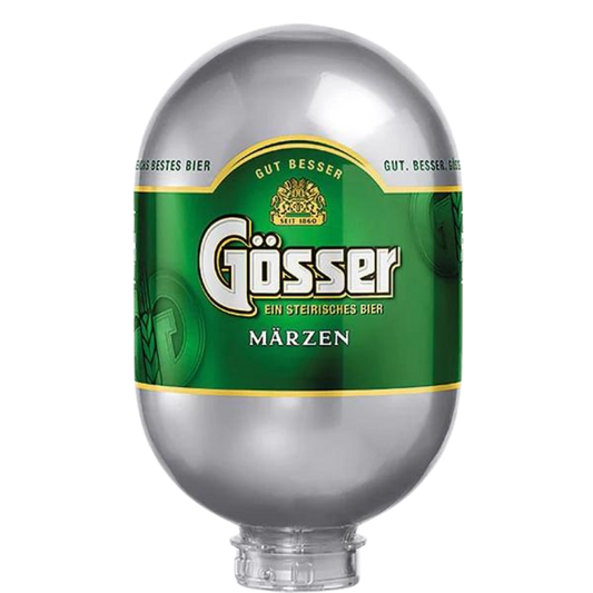 Gosser Marzen Blade Keg – Lager – 5.2% ABV - 8L Blade Keg - TheKegCru.ie