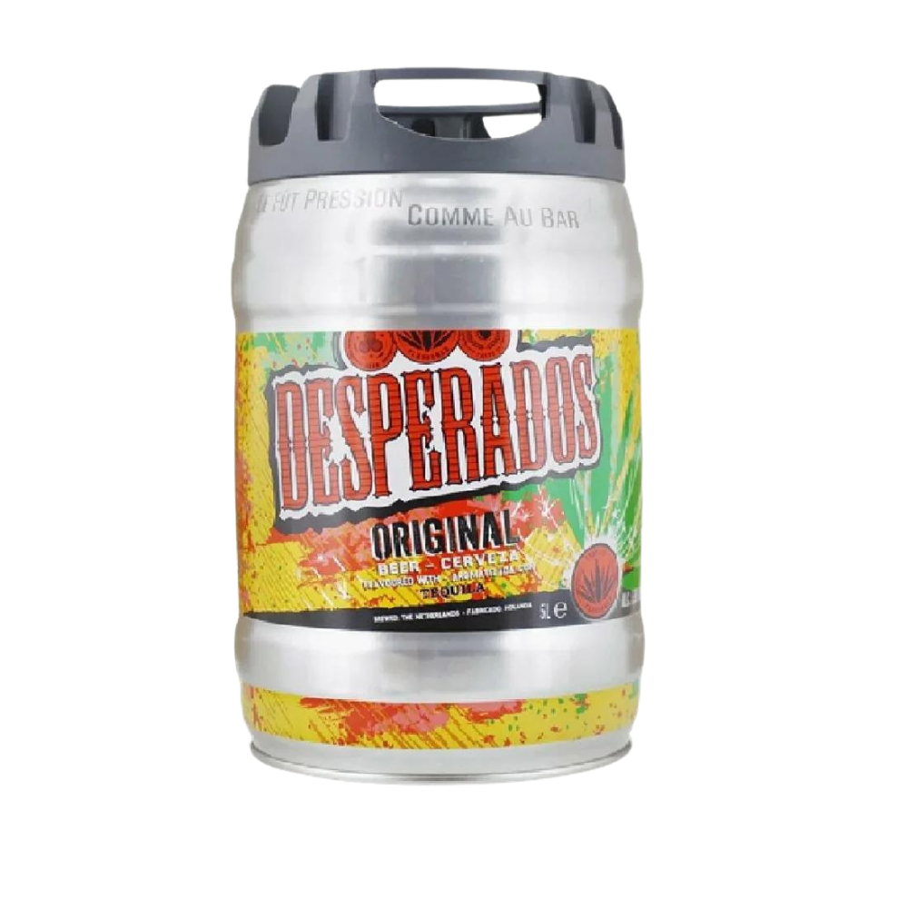 Desperados Original - Lager - 5.9% ABV - Fresh 5L Keg - TheKegCru.ie