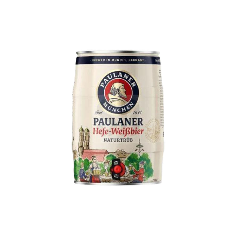 Paulaner Hefeweissbier - Hefeweizen - 5.5% ABV - 5L Keg - TheKegCru.ie