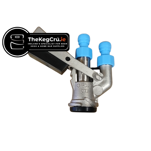 D Type - Tec-Flo - Keg Coupler (Line Fittings Included) - TheKegCru.ie