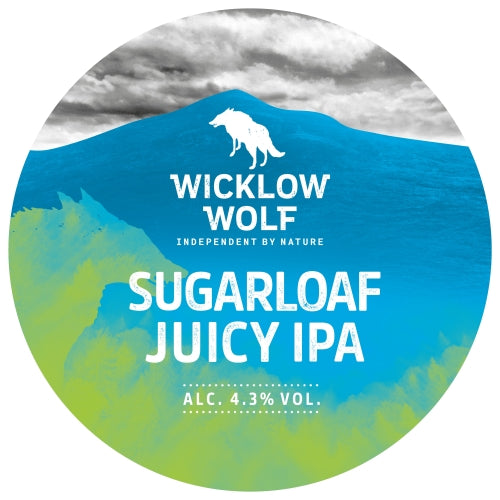 Wicklow Wolf - SugarLoaf Juicy IPA - 4.3% ABV - 30L Stainless Steel Keg - TheKegCru.ie