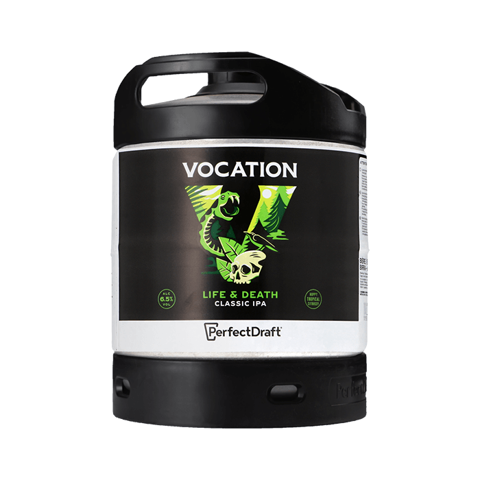 Vocation Life & Death PerfectDraft Keg - IPA – 6.5% ABV - 6L PerfectDraft Keg - TheKegCru.ie