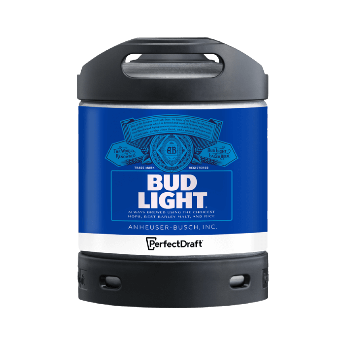 Bud Light PerfectDraft Keg – Lager – 3.5% ABV - 6L PerfectDraft Keg - TheKegCru.ie
