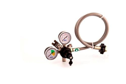 Mixed Gas Primary Regulator - Wall Mounted - Dual Gauge - TheKegCru.ie
