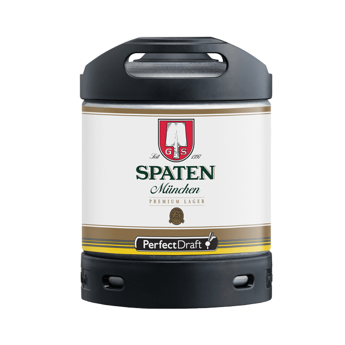 Spaten Lager PerfectDraft Keg – Lager – 5.2% ABV - 6L PerfectDraft Keg - TheKegCru.ie