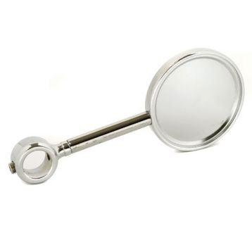 Medallion - Chrome - Tall - 83mm Fish Eye Badge Holder - TheKegCru.ie