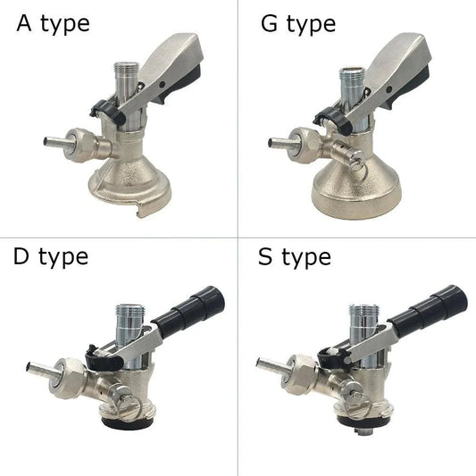 Keg Coupler Types: A, D, G, S and U Guide