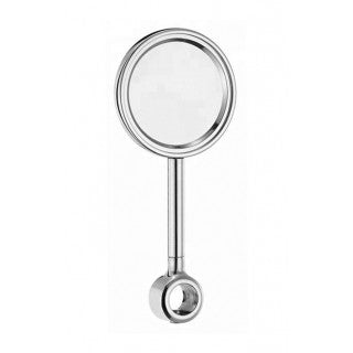 Medallion - Chrome - Tall - 83mm Fish Eye Badge Holder - TheKegCru.ie