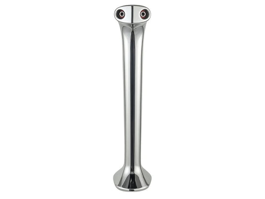 Metal Tower - Double Font - Chrome - TheKegCru.ie