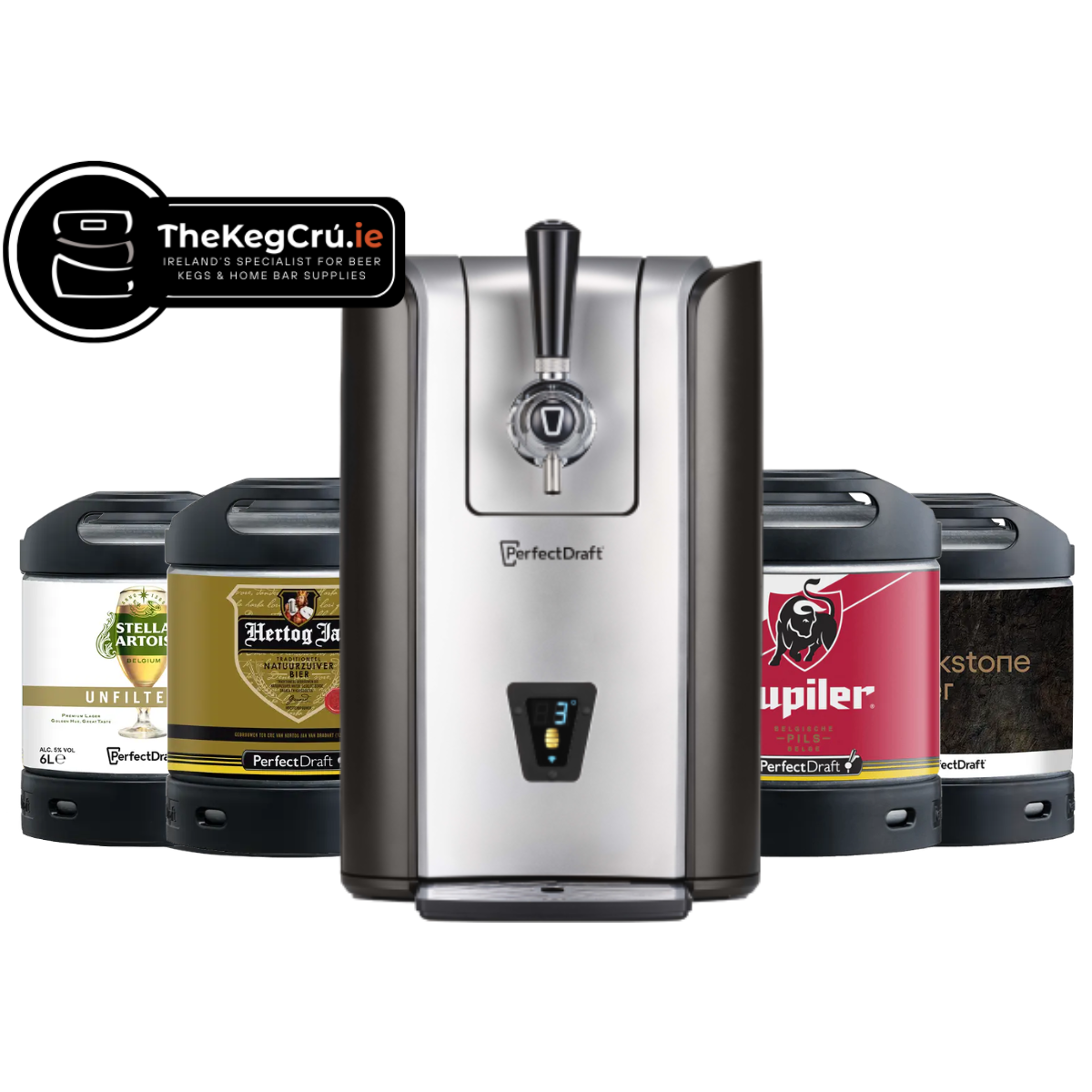 PerfectDraft - TheKegCru's Pick - Stella Unfiltered - Hertog Jan - Jupiler - Hawkstone 5 & 5.1 & 5.2 & 4.8. - TheKegCru.ie