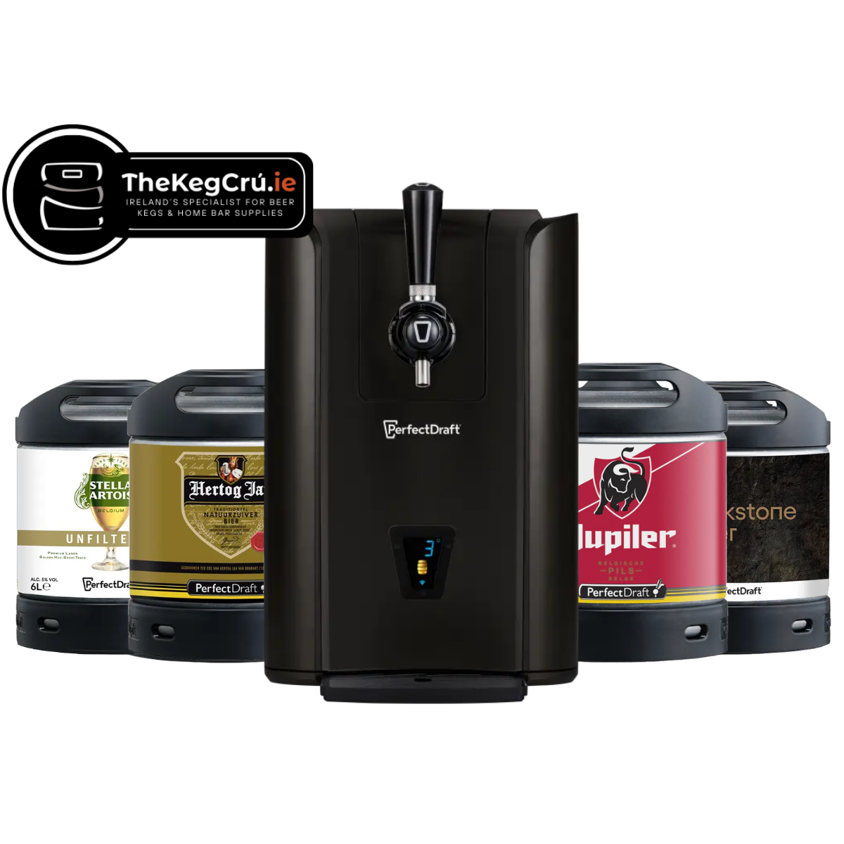PerfectDraft - TheKegCru's Pick - Stella Unfiltered - Hertog Jan - Jupiler - Hawkstone 5 & 5.1 & 5.2 & 4.8. - TheKegCru.ie