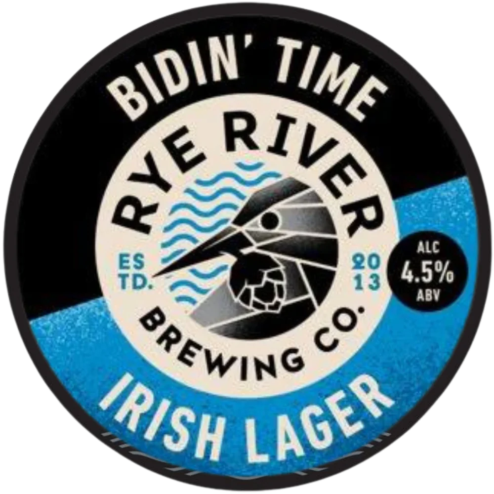 Rental - Rye River Bidin Time Lager Party Pack - 30L Keg - TheKegCru.ie