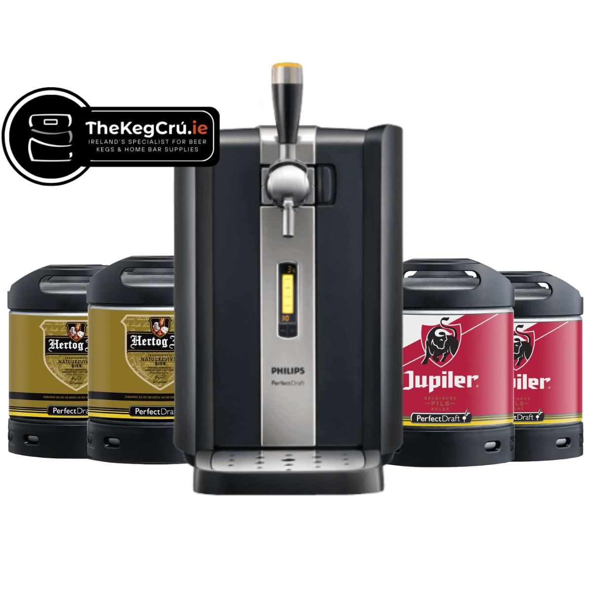 PerfectDraft - Hertog Jan/Jupiler Lager - 5.1 & 5.2% ABV - PerfectDraft Bundle - TheKegCru.ie