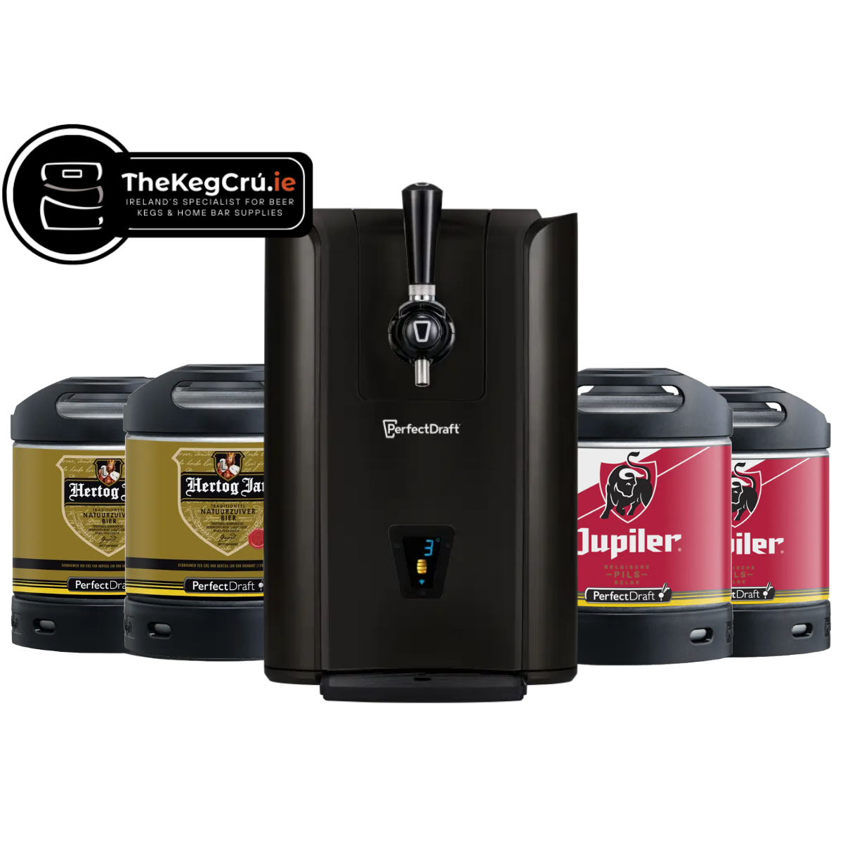 PerfectDraft - Hertog Jan/Jupiler Lager - 5.1 & 5.2% ABV - PerfectDraft Bundle - TheKegCru.ie