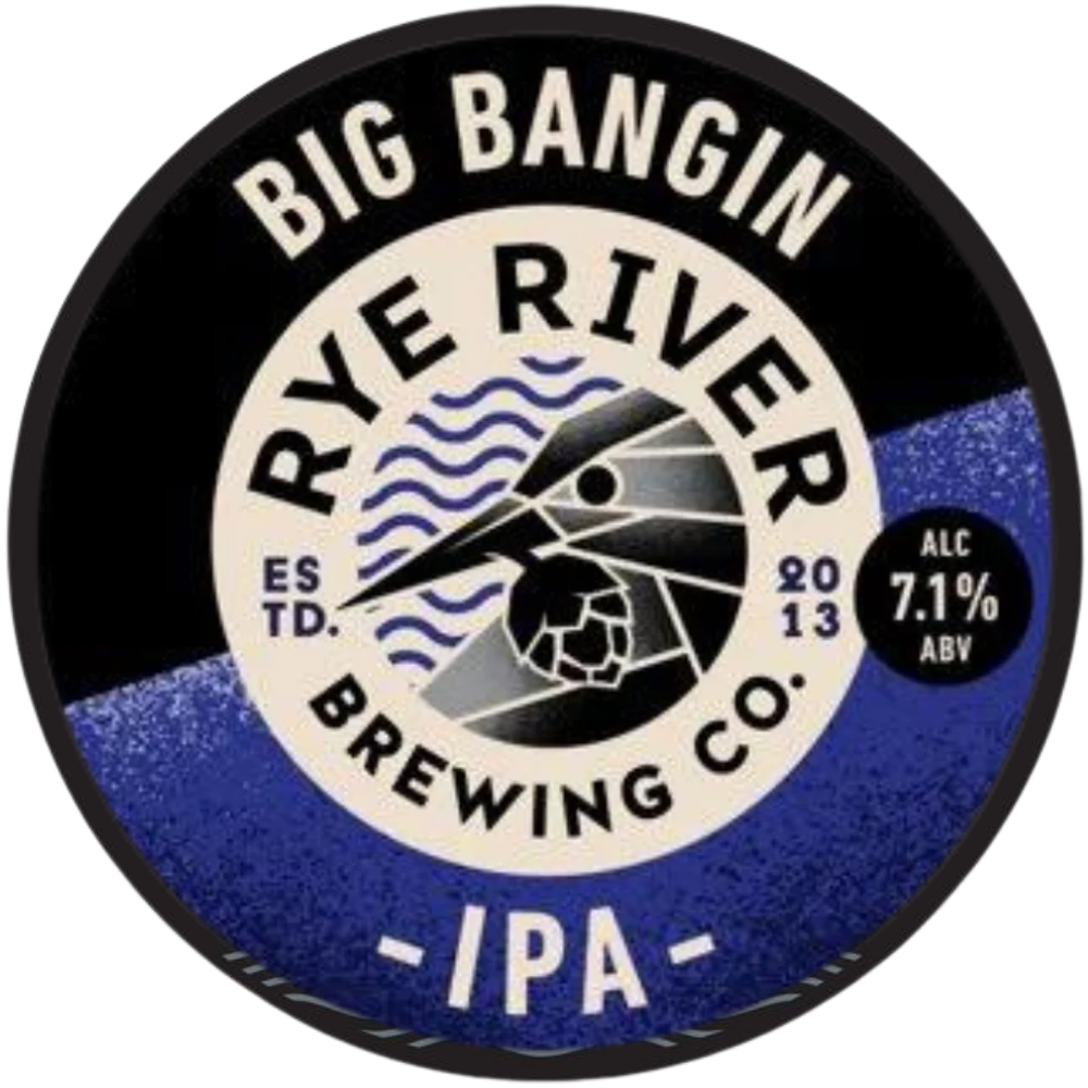 Rye River - Big Bangin IPA - West Coast IPA - 7.1% ABV - 30L Keg (53 Pints) - Stainless Steel Keg - TheKegCru.ie