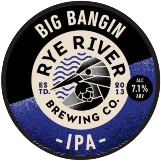 Rye River - Big Bangin IPA - West Coast IPA - 7.1% ABV - 30L Keg (53 Pints) - Stainless Steel Keg