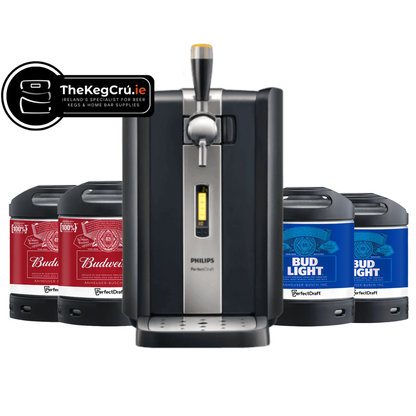 PerfectDraft - Budweiser/Bud Light - Lager - 5 & 4.2% ABV - PerfectDraft Bundle - TheKegCru.ie