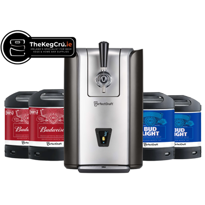 PerfectDraft - Budweiser/Bud Light - Lager - 5 & 4.2% ABV - PerfectDraft Bundle - TheKegCru.ie