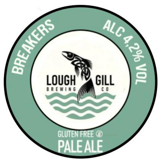 Lough Gill Brewery Breakers - Gluten Free Pale Ale - 4.2% Abv - 30L Keg (52 Pints) - Stainless Steel Keg
