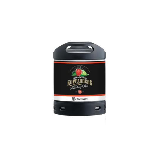 Kopparberg Strawberry & Lime PerfectDraft Keg – Cider – 4% ABV - 6L PerfectDraft Keg - TheKegCru.ie