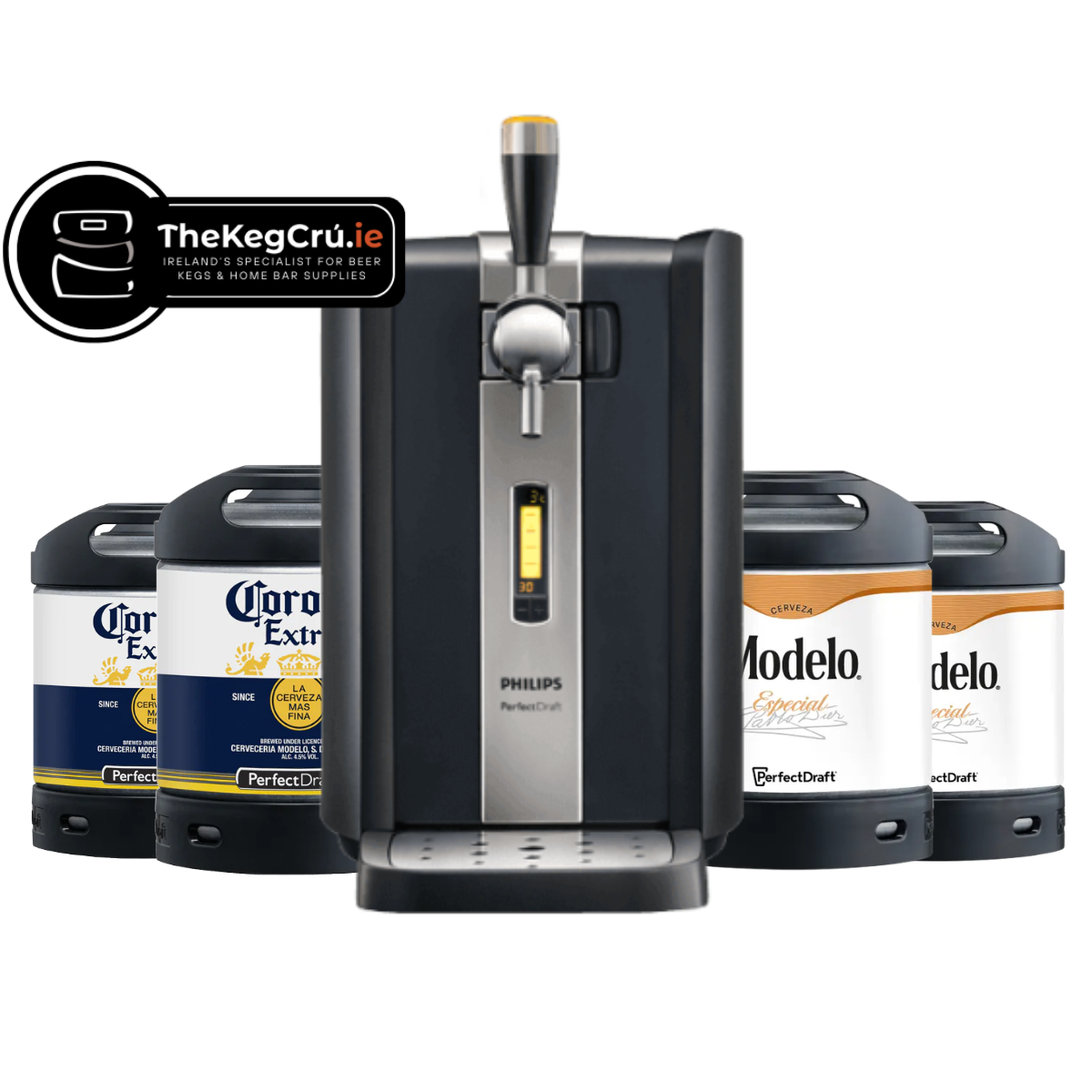 PerfectDraft - Corona/Modelo - Lager - 4.5% ABV - PerfectDraft Bundle - TheKegCru.ie