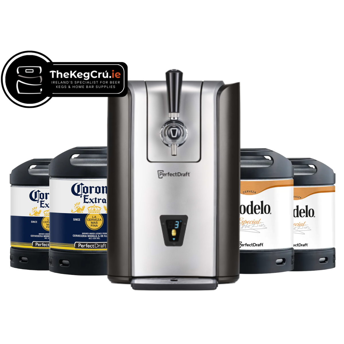 PerfectDraft - Corona/Modelo - Lager - 4.5% ABV - PerfectDraft Bundle - TheKegCru.ie