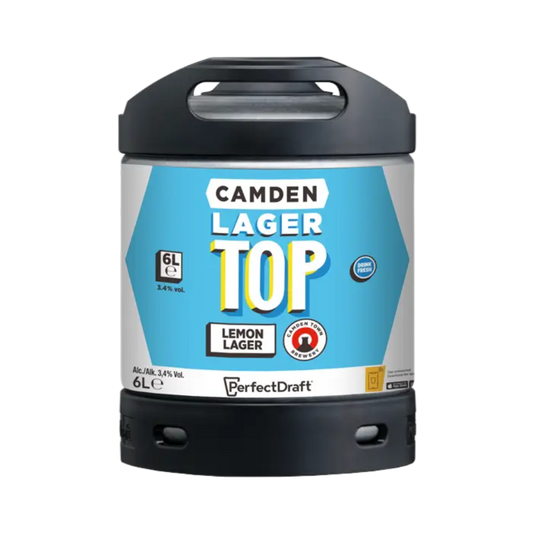 Camden Lager Top PerfectDraft Keg - Lager – 3.4% ABV - 6L PerfectDraft Keg