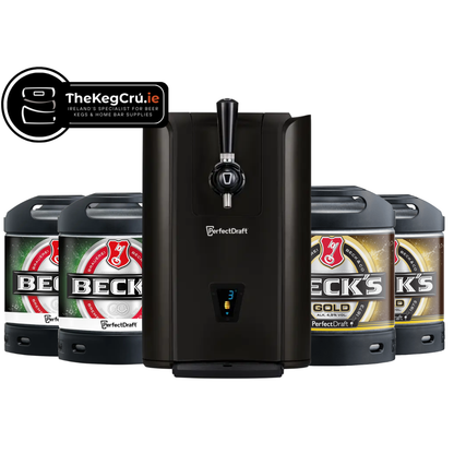 PerfectDraft - Becks/Becks Gold Lager - 4.9% ABV - PerfectDraft Bundle - TheKegCru.ie