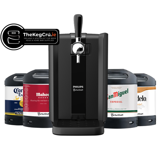 PerfectDraft - San Miguel/Modelo/Corona/Mahou - Lager - 5.4 & 4.5 & 5.1% ABV - PerfectDraft Bundle - TheKegCru.ie