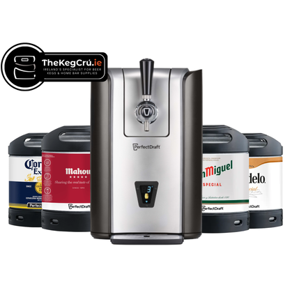 PerfectDraft - San Miguel/Modelo/Corona/Mahou - Lager - 5.4 & 4.5 & 5.1% ABV - PerfectDraft Bundle - TheKegCru.ie
