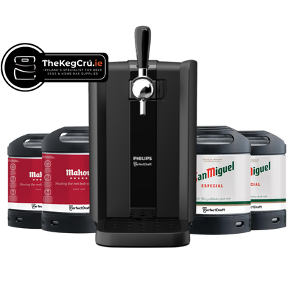 PerfectDraft - Mahou/San Miguel - Lager - 5.2 & 5.4% ABV - PerfectDraft Bundle - TheKegCru.ie
