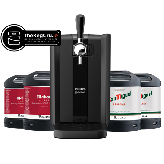 PerfectDraft - Mahou/San Miguel - Lager - 5.2 & 5.4% ABV - PerfectDraft Bundle - TheKegCru.ie