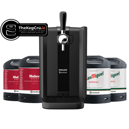 PerfectDraft - Mahou/San Miguel - Lager - 5.2 & 5.4% ABV - PerfectDraft Bundle - TheKegCru.ie