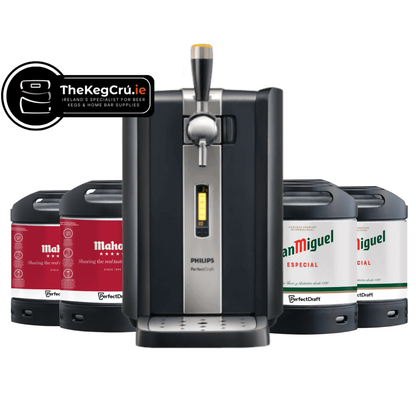 PerfectDraft - Mahou/San Miguel - Lager - 5.2 & 5.4% ABV - PerfectDraft Bundle - TheKegCru.ie