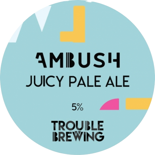 Trouble Brewing Ambush - Juicy Pale Ale - 5% ABV - 50L Keg (88 Pints) - Stainless Steel Keg - TheKegCru.ie