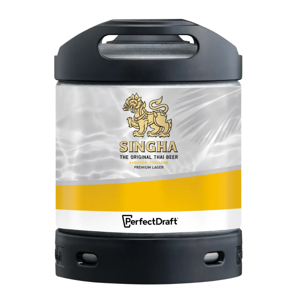 Singha PerfectDraft Keg – Lager – 5.0% ABV - 6L PerfectDraft Keg - TheKegCru.ie